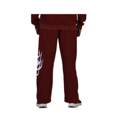 Flame origin sweatpants Maroon