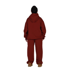 Georose Maroon Tracksuit | Comfortable & Stylish | Streetwear Style