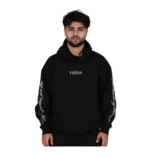Scripted origin hoodie Black