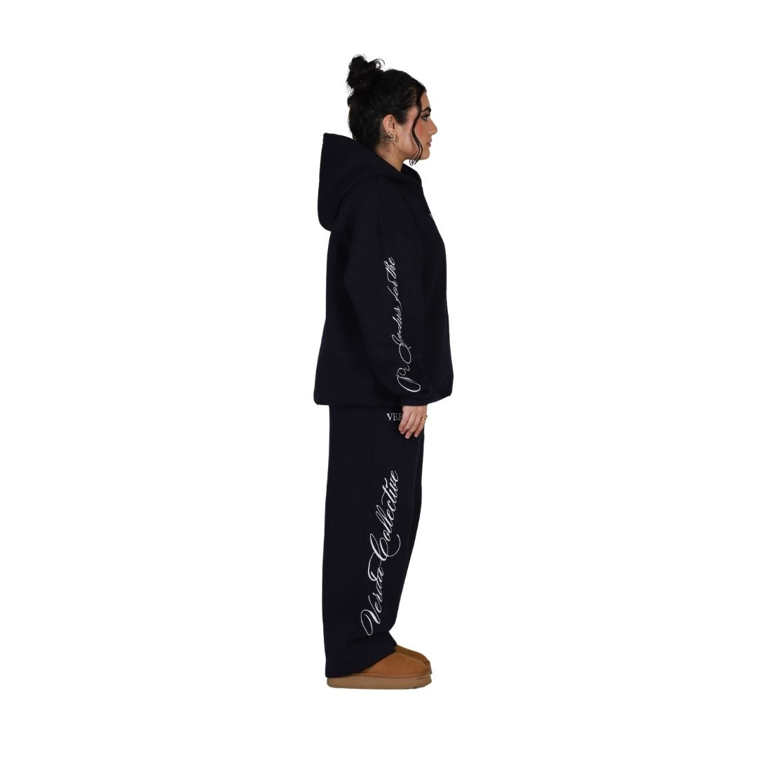 Navy Flame Tracksuit | Comfortable & Stylish | Streetwear Style