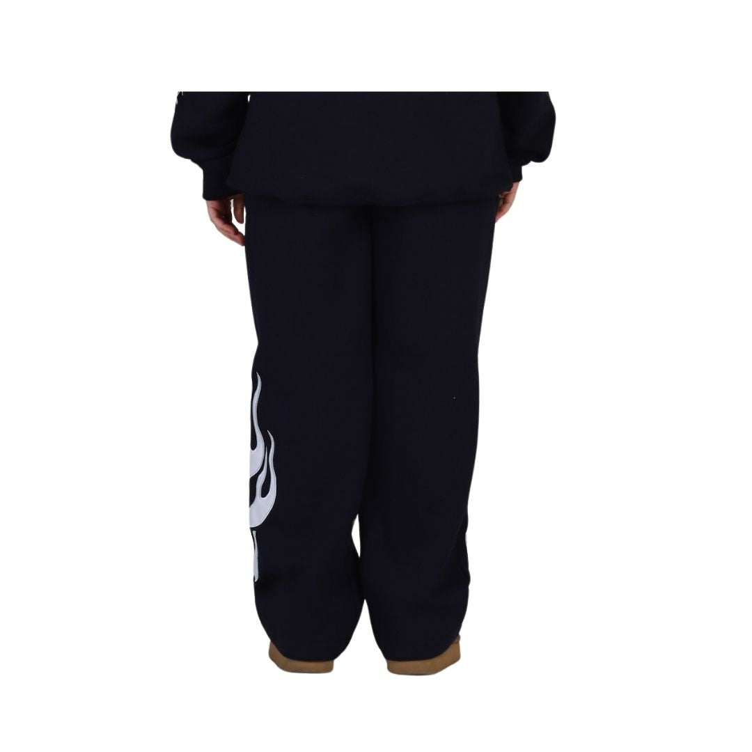 Flame origin sweatpants Navy