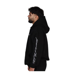 Scripted origin hoodie Black