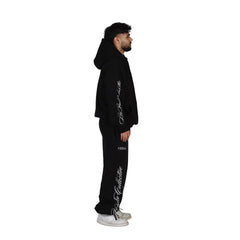 Black Flame Tracksuit | Comfortable & Stylish | Streetwear Style
