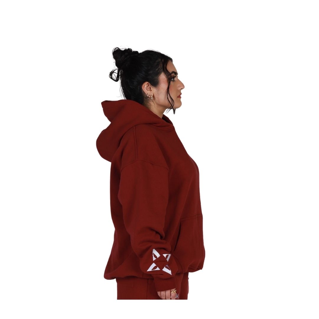Georose origin hoodie Maroon
