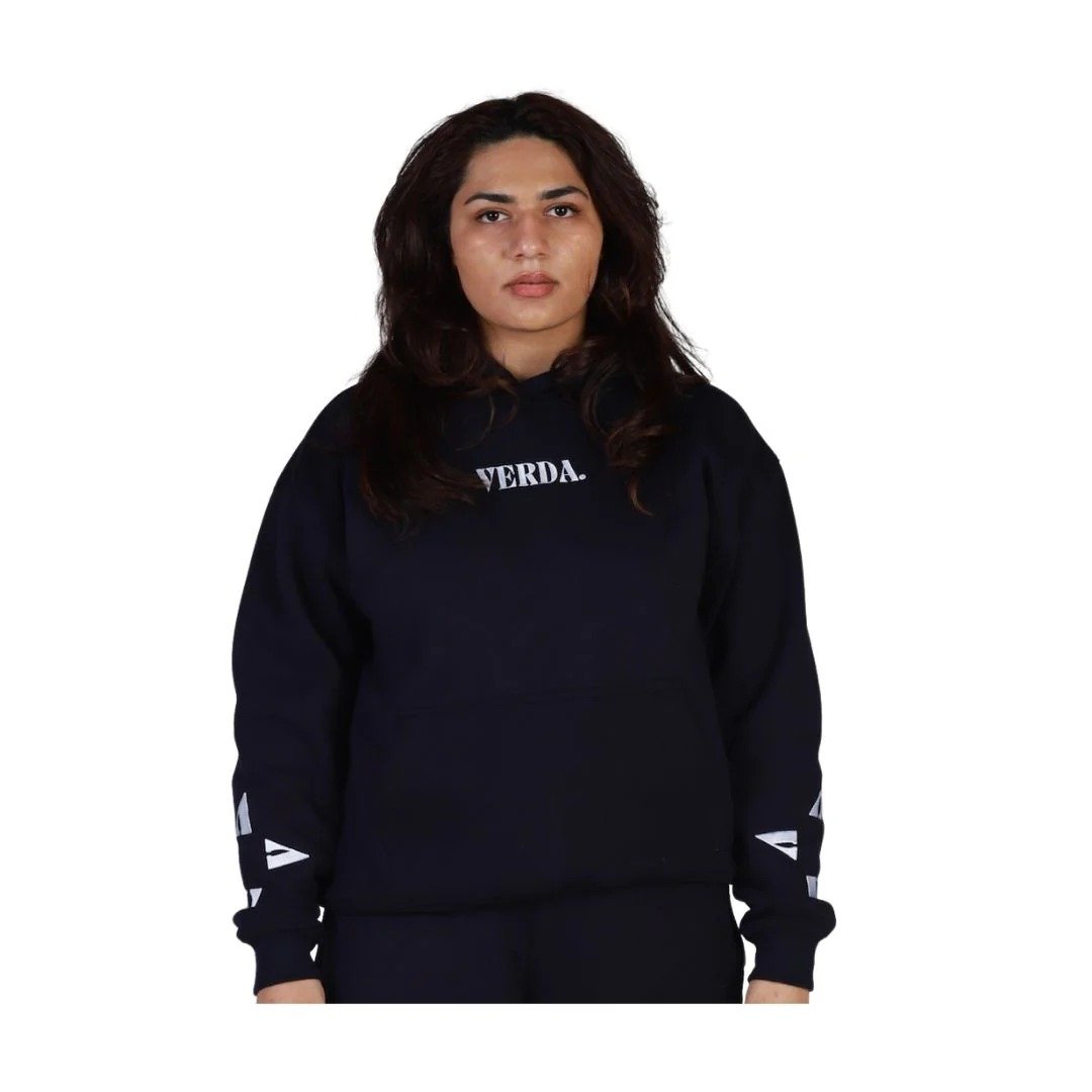 Georose Origin Hoodie Navy | Premium Fleece Streetwear | Unisex Comfortable Pullover