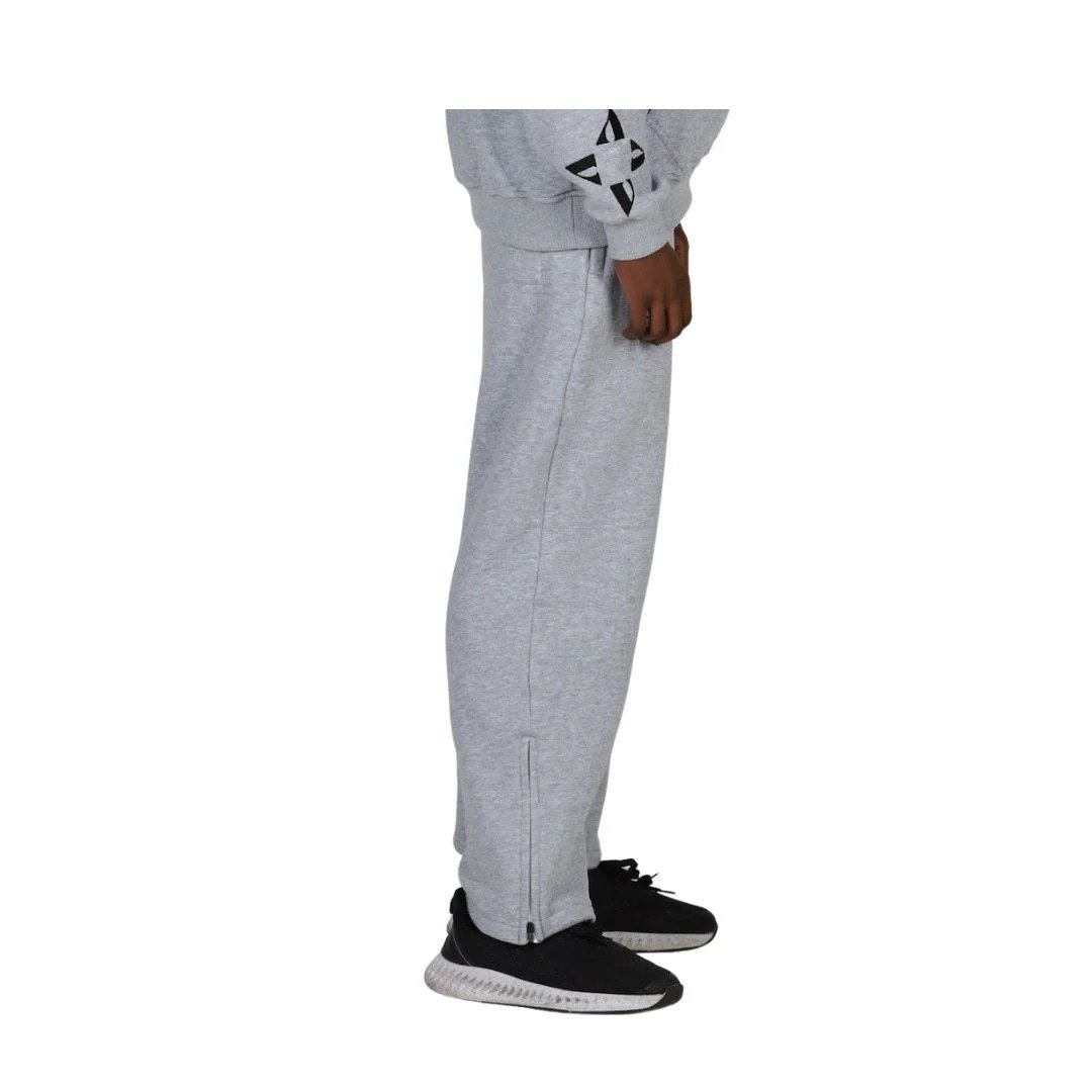 Origin Core Sweatpants Grey | Premium Fleece Pants | Unisex Streetwear Comfort - Image 2