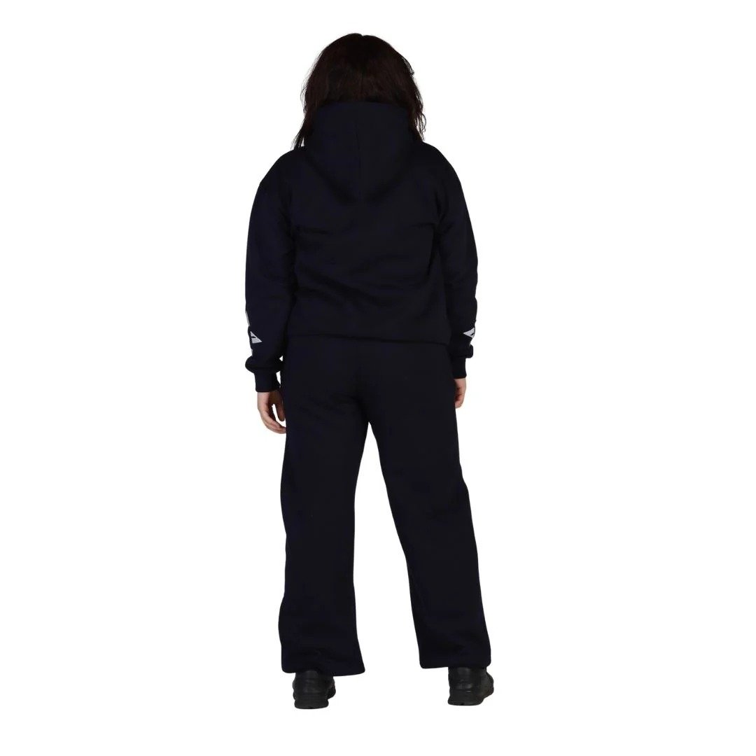 Georose Navy Tracksuit | Premium Fleece Hoodie & Fleece Pant Set | Unisex Streetwear Outfit - Image 3