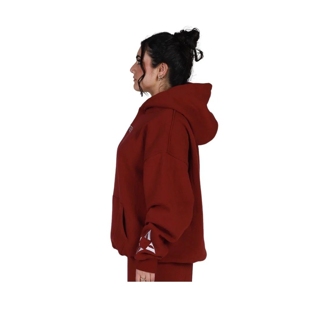 Georose Origin Hoodie Maroon | Premium Fleece Streetwear | Unisex Comfortable Pullover - Image 3